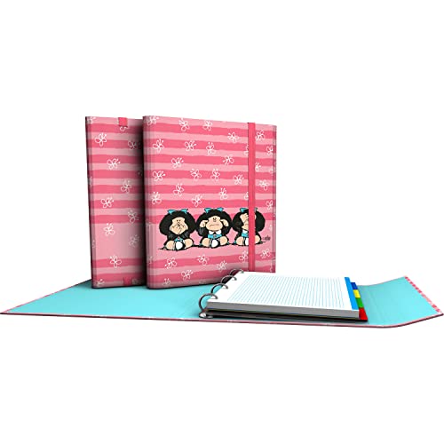 Grafoplás 88212657 Cartella 4 anelli con bavero