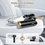 Rabigala aspirateur à main 4 en 1 sans fil, 28 000 Pa, USB-C photo 6