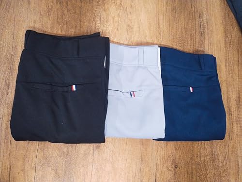 Image of Casual Trouser for Men Stylish Cotton Blend Pants with Side Pockets Casual Wear Combo of 3