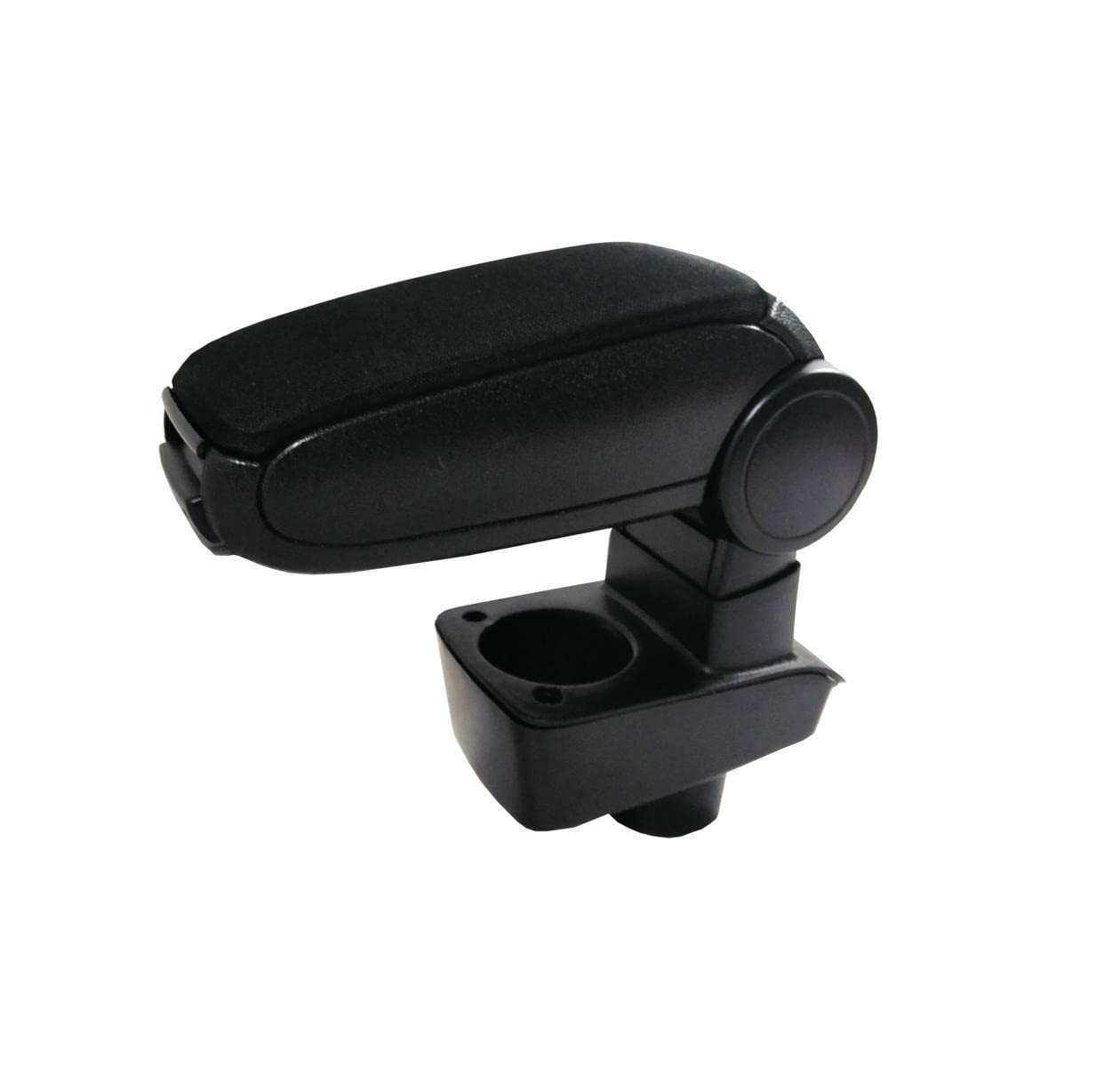 Bracciolo Auto Centrale Nero Automobile Appoggio Poggia Braccio Set Di Montaggio Tessuto Compatibile con Ford Fiesta VI Mk7 2008+