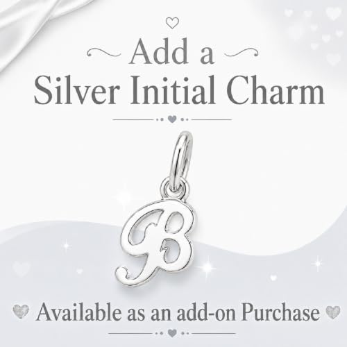 Image of Baby Crystals Personalized Baptism Gifts for Girl Sterling Silver Cross Pearl Bracelet