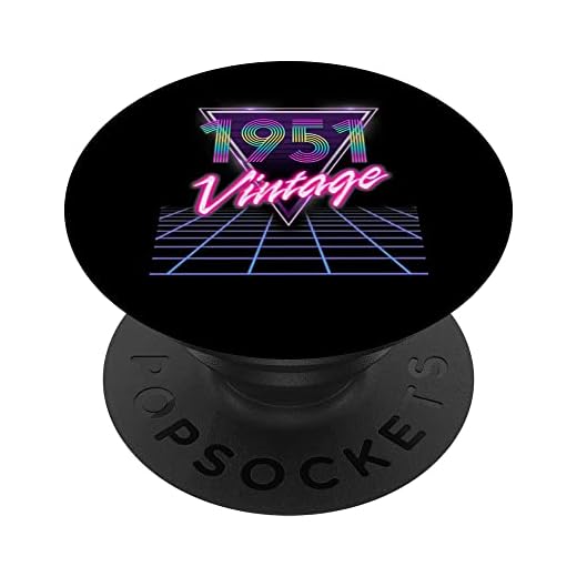 Regalo de 72 cumpleaños, 72 años, para hombres y mujeres, retro, vintage, 1951 PopSockets PopGrip Intercambiable