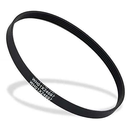 WH01X24697 Washer Drive Belt, Fit for GE, Hotpoint Clothes Washing Machine, Replaces AP6037512, 4585709, PS11767488, 20.4 Inches Long