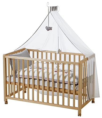 Lit cododo roba Jumbotwins en bois blanc, l'excellence du sommeil