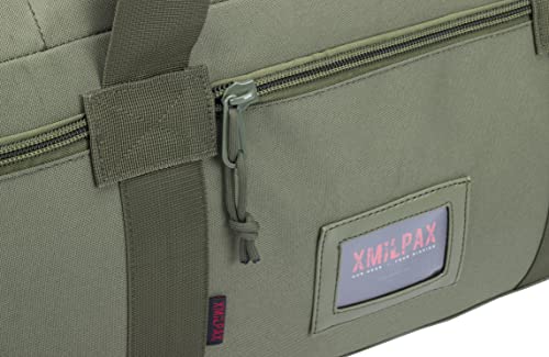 Xmilpax 90L Large Military Duffle Bag Tactical Gear Load Out Bag Deployment Cargo Bag Travel Sports Equipment Duffel Luggage Bag With Detachable Backpack Straps (Olive Green) #TOP7