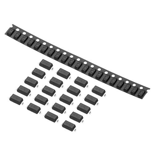 Patikil Zener Diode Assorted Kit, 20 Pcs 350Mw Surface Mount Diode 4.3V Sod-123 For Production, Experiments #TOP9