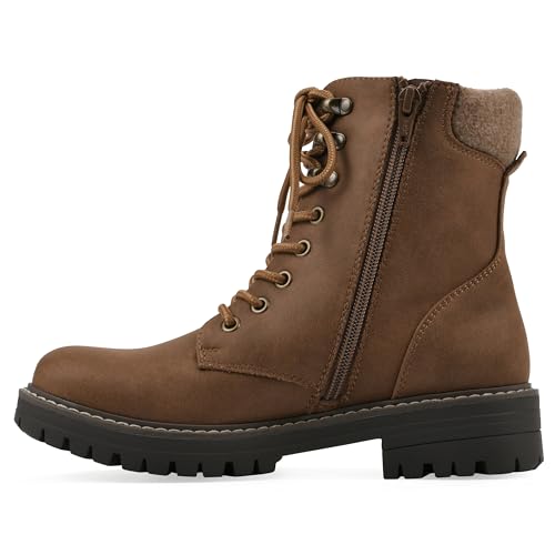 CLIFFS BY WHITE MOUNTAIN Women's Milos Cushioned Lace-Up City Hiker Ankle Bootie4