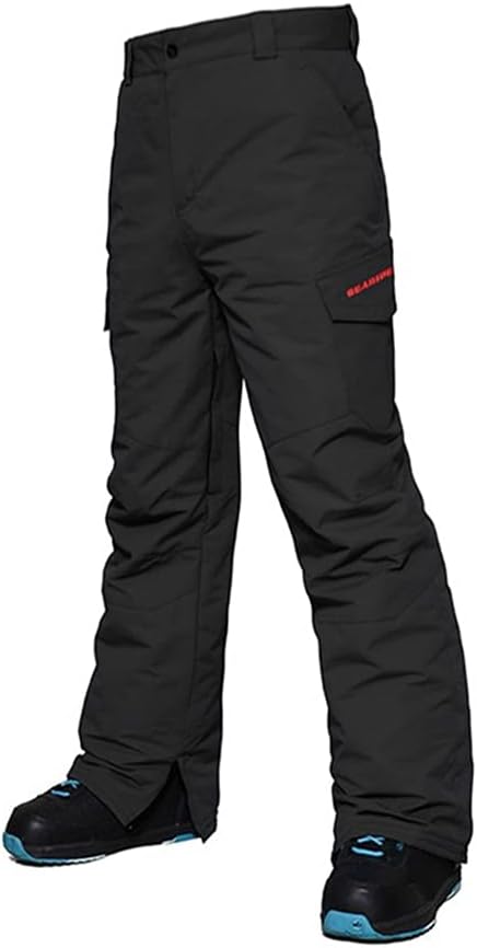 Men's Skiing Pant Waterproof Windproof Insulated Snow Pants Winter Warm Ski Bibs Pants