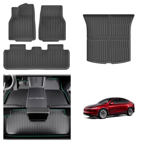 Tapis de sol Tesla Model Y Juniper en caoutchouc TPE haute qualité premium GAFAT