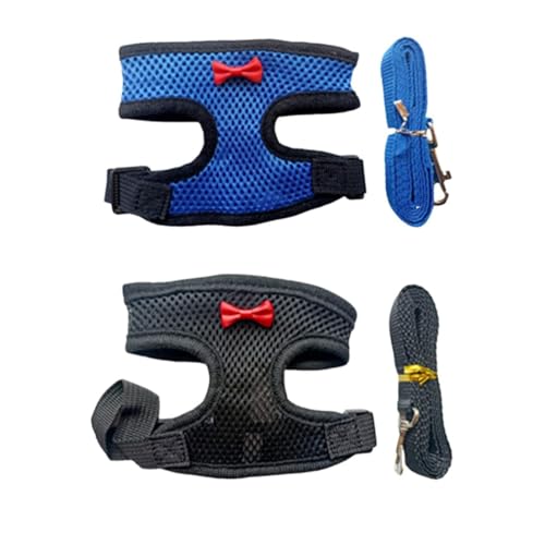 2 Pièces Harnais Réglable pour Poules avec Laisse,Gilet...