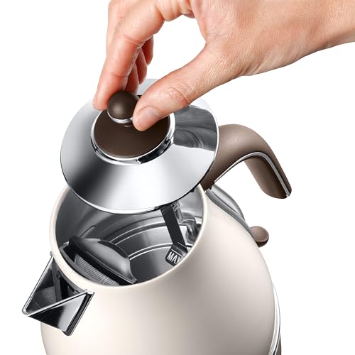 De'Longhi KBOV 2001 Bouilloire (1,7 l, style rétro) taille unique beige
