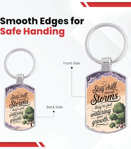 Image of Premium Printed Metal Keychain for Men & Women | High-Definition Artwork Print | Durable Key Ring for Car, Bike, Home & Office Keys | Stylish Decorative Key Holder Gift