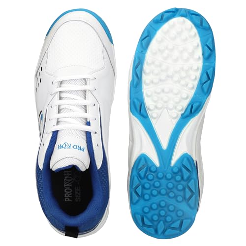 Image of PRO KVH Plus Cricket Shoes for Men|Lightweight & Durable All-Round Performance Cricket Shoes|PVC Studs Spikes Sports Shoe for Unisex
