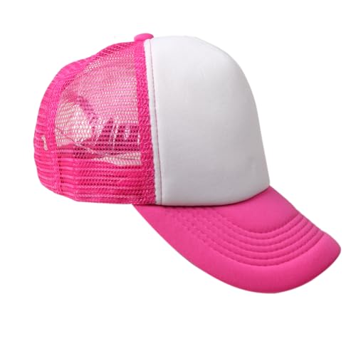 Image of TZ Promise Men Women Foam Trucker Hat Mesh Cap Solid Colors Lightweight with Adjustable Snapback Collection