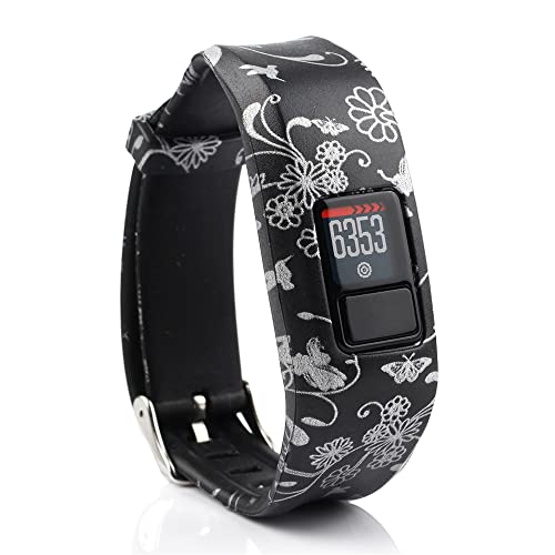 honecumi Compatible with Garmin Vivofit 3 Strap/Garmin Vivofit jr Watchband/Garmin Vivofit JR 2 Straps Replacement for Men Women,Vivofit 3 Soft Silicone Wristband Accessories for Kids Boys Girls