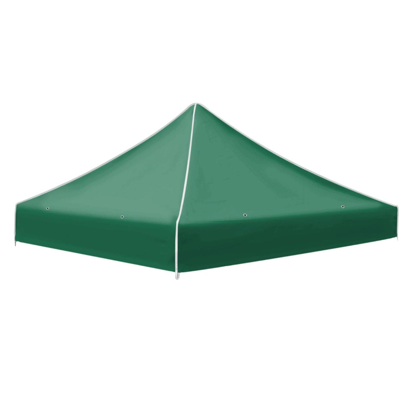 Techo de repuesto 10x10ft de poliéster para carpa plegable verde con drenaje