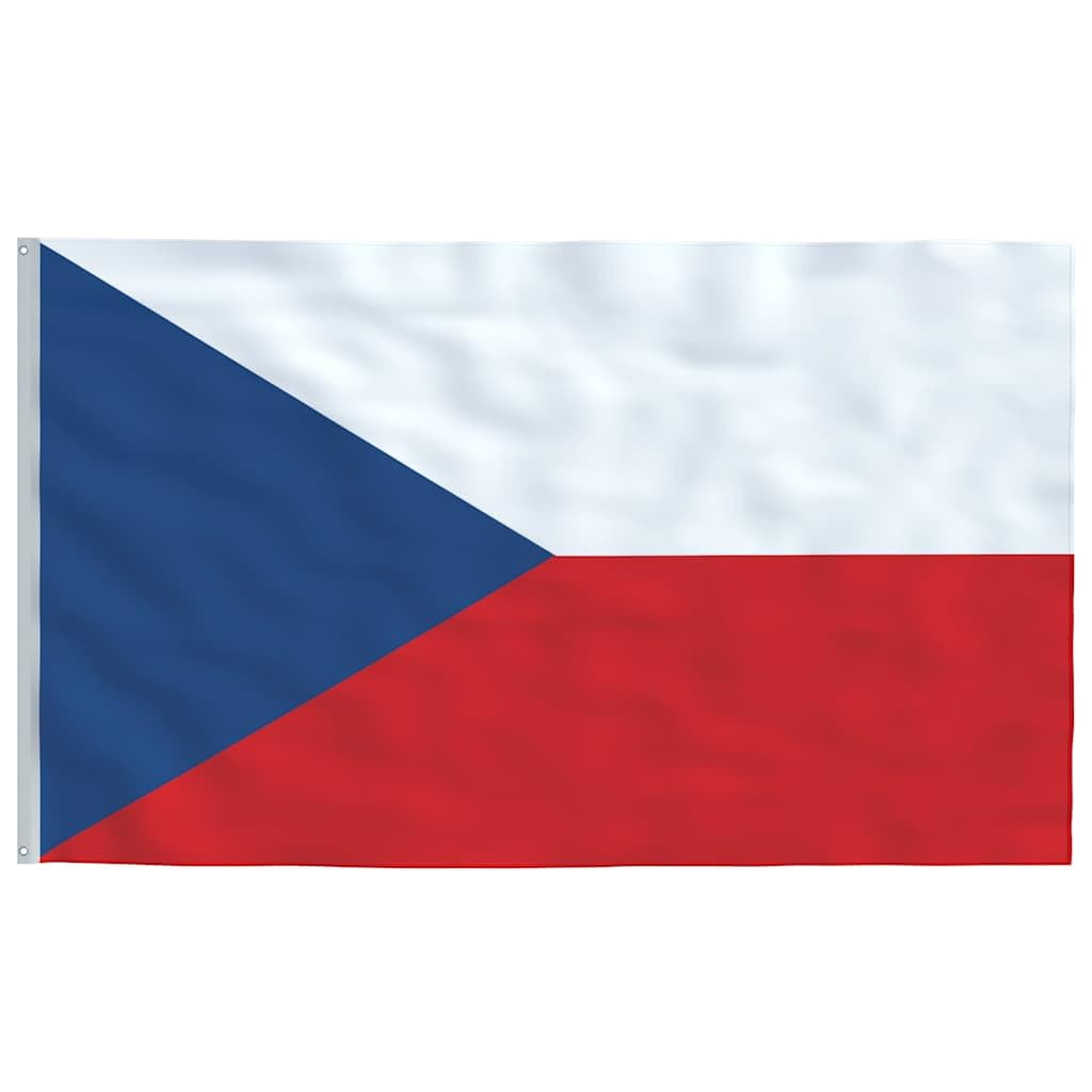 Genérico Mástil y Bandera de República Checa Aluminio 6,08 m, Banderas y Mangas de Viento,3147109