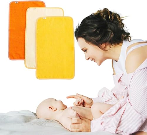 Toallas de Guardería con Colgador - Pack de 3| Toalla Pequeña de Mano para Colgar Bidet- Algodón Suave y Absorbente | Toallas Infantil, Colegio y Baño | Secado Rápido - Culito y Cara bebé (Daisy)