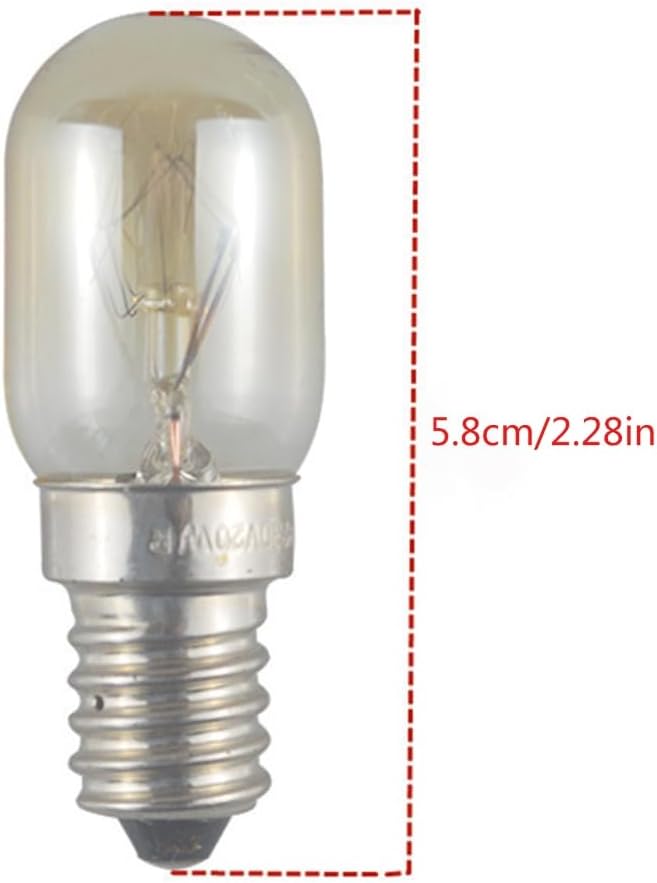 Light Bulb Oven Bulb 220V 20W Lamp Efficient Oven Light Suitable for Oven