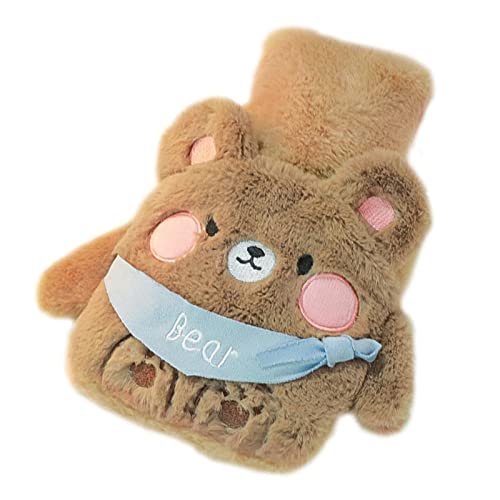 Bouillotte sac d'eau chaude peluche et chauffe-mains portable pour soulager la douleur - 2