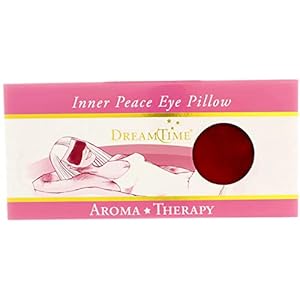 DreamTime Inner Peace Eye Pillow, Cranberry Velvet