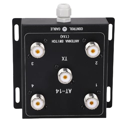Interruptor de Antena Remota Coaxial 500W con Chasis de Aluminio de Alta Resistencia