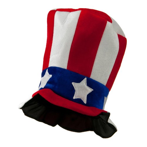 Casquette Stripes USA aux rayures tricolores rouge blanc bleu design américain