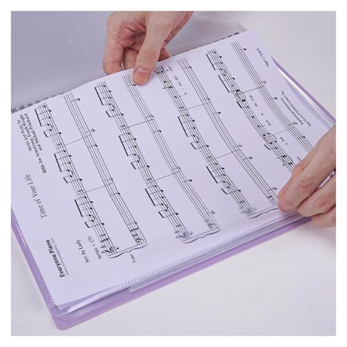 Classeur partitions à annotations directes avec 20 pochettes de protection - 4