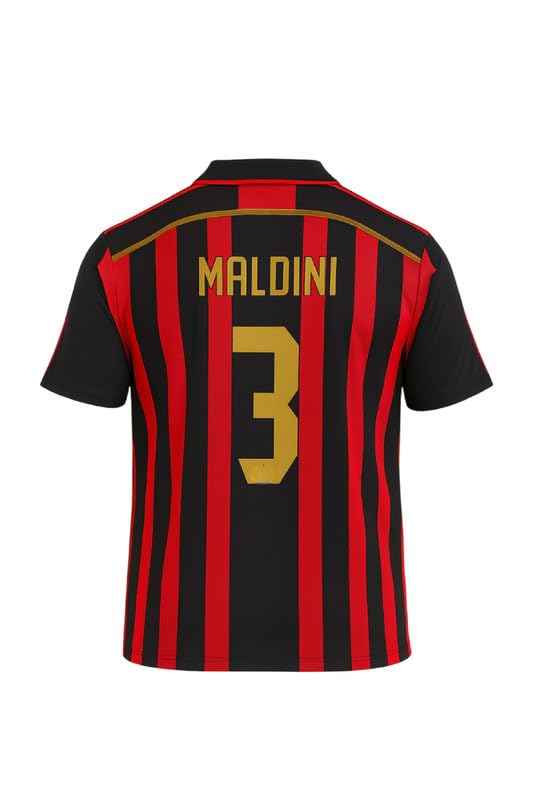 Maldini 3 Jersey Ac Milaan Tshirt for (Men,Boys&Kids)(8-9Years