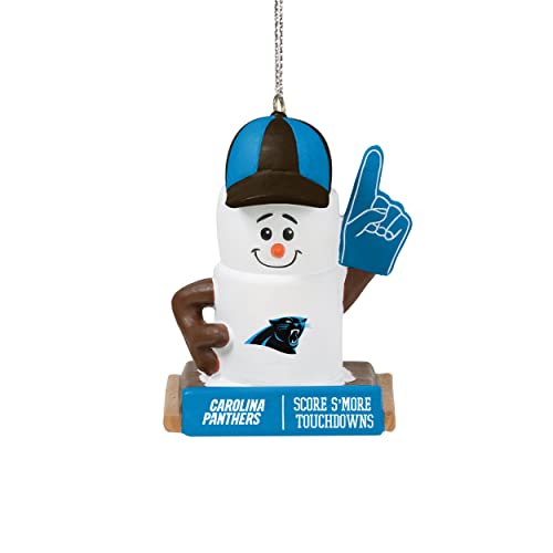 FOCO NFL Carolina Panthers Holiday Hanging Tree Smores OrnamentHoliday Hanging Tree Smores Ornament, Team Color, One Size