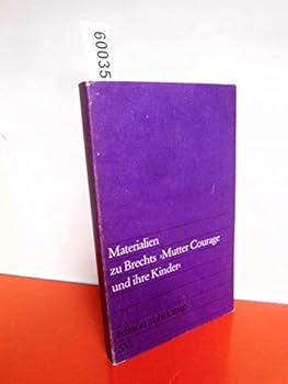 Unknown Binding Materialien zu Brechts Mutter Courage und ihre Book