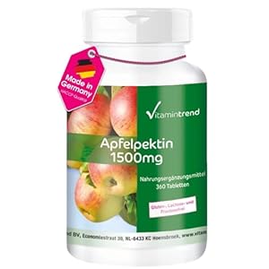 Vitamintrend Apfelpektin 1500mg Vegan Tabletten