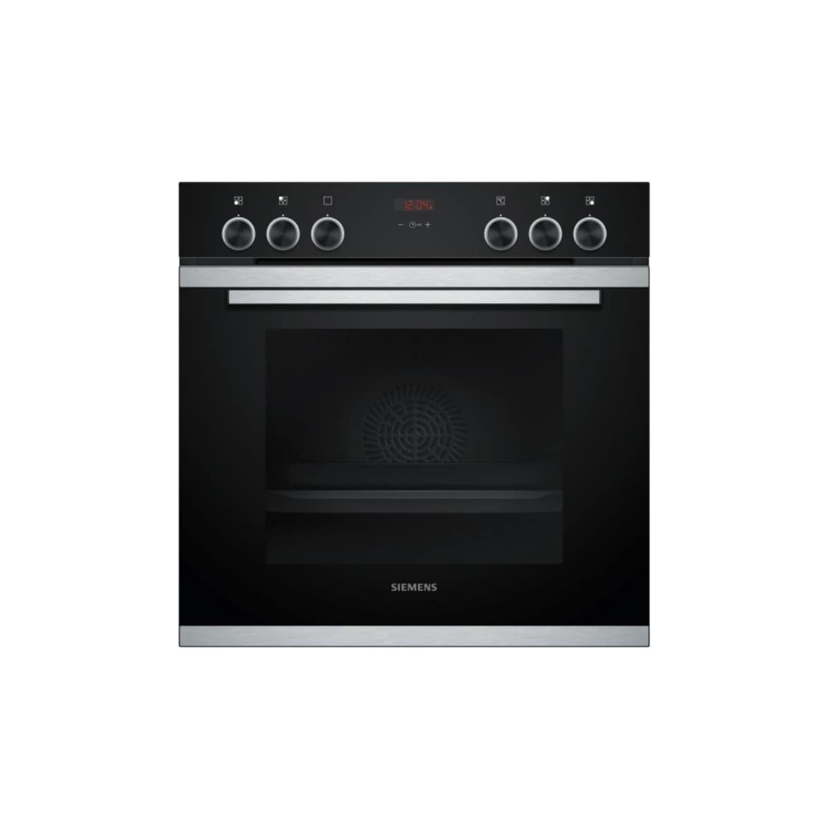 Siemens EQ211KB10 iQ300 Herd-Glaskeramik-Kochfeld-Kombination (herdgesteuert), Schnellaufheizung, 3D-Heißluft Plus Backen auf 3 Ebenen, Backwagen, 59,4 cm breit
