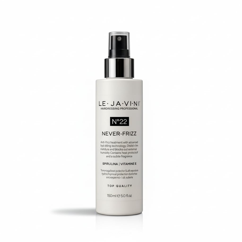 LEJAVINI N22 Spray Anti Frizz para Antiencrespamiento Cabello – Bruma Anti Frizz Pelo con Protección Térmica, Control de Humedad, Suavidad y Acabado Liso para Peinados Duraderos