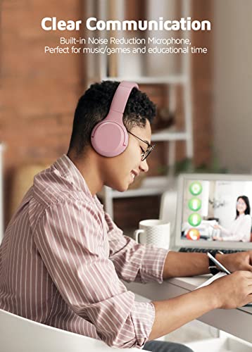 Kabellos Kopfhörer Kinder, Kopfhörer für Kinder mit Mikrofon, 60 Stunden Spielzeit, Stereo-Sound, 85/94dB Lautstärke… - Image 8