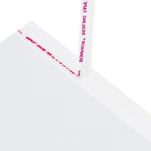 Miniatura 4 de Wowfit 100 bolsas de plástico de celofán transparente de 12.1 x 16 pulgadas, bolsas de celofán resellables con autosellado, ideales para empaquetar