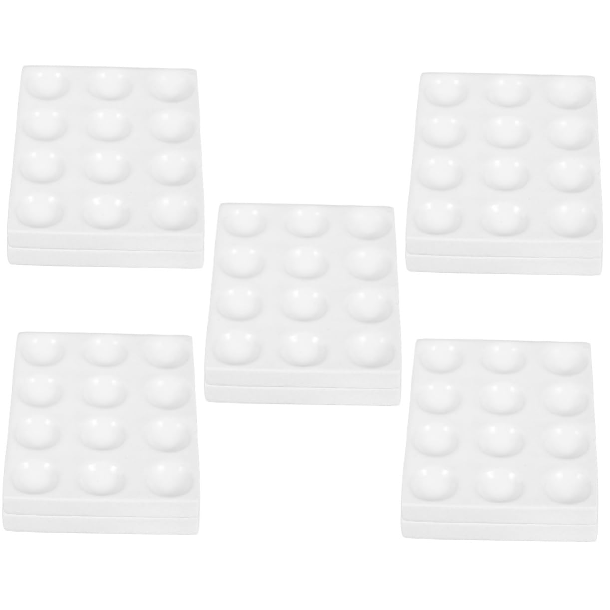 iplusmile 5piezas Placa De Reacción De Porcelana Para Experimentos Químicos Laboratorio Material Cerámico Resistente y Versátil