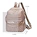 I IHAYNER Womens Backpack Purse Waterproof Nylon Designer Ladies Casual Shoulder Bag Fashion Work Travel Handbags (Pure Pink)