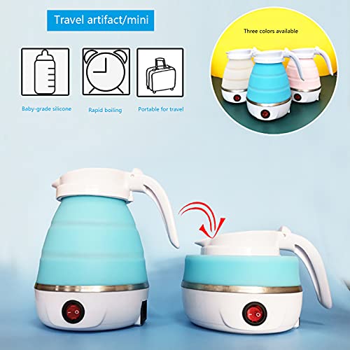 Bouilloire électrique pliable LWZ blanc compacte pour voyage