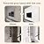 10Pack Marble Peel and Stick Backsplash 11.8"x11.8" Waterproof PVC Shower Wall Panels,Self Adhesive Tile Stick on Wall for Bathroom Kitchen Bedroom (Black5)
