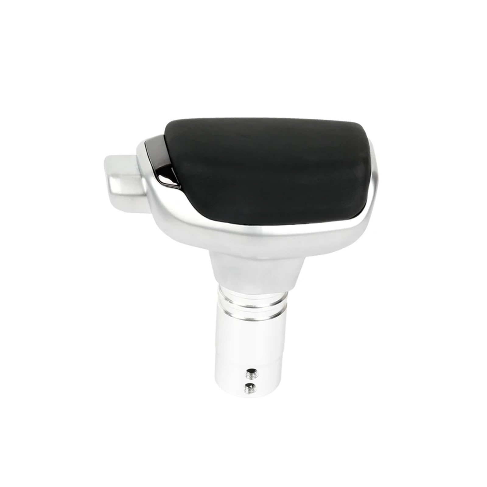 Jeocoai B Car Gear Kno Leather Aluminium Gear Shift Kno Automatic Transmission Head For Most Car Shifter Decorations Accessories(B)