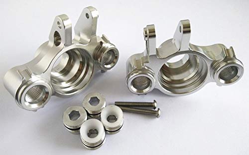 Supports d'essieu en aluminium argent haute résistance pour truck RC E-REVO 2.0