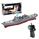 HUAJUN 2.4GHz Fernbedienung Kriegsschiff, kleines Kriegsschiff Fernbedienung Wasserspielzeug, Zerstörer Modell, großes Kindergeschenk
