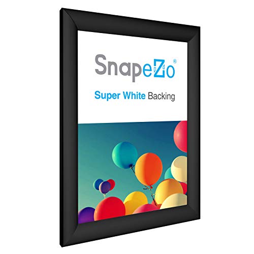 image for SnapeZo Poster Frame 11x15 Inches, Black 1.2 Inch Aluminum Profile, Fr