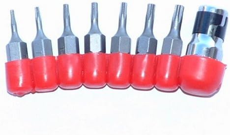 Tamper Proof Security Bits 8pc Set T5 T6 T7 T8 T9 T10 T15 Torx