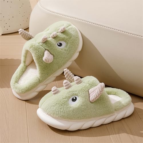 YILANLAN Women's Cute Animal Slippers - Funny Cartoon Winter Plush Thick Soled Slippers2
