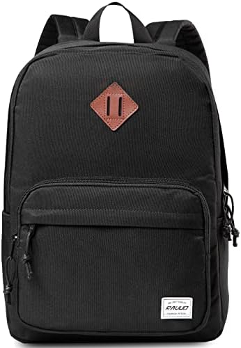 School Backpack,RAVUO Ultra Lightweight Backpack for Men Women Casual Teens School Bags Water Resistant Rucksack for Travel,Work,College with Two Front Pockets