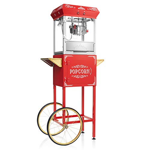 Olde Midway Vintage Style Popcorn Machine Maker...