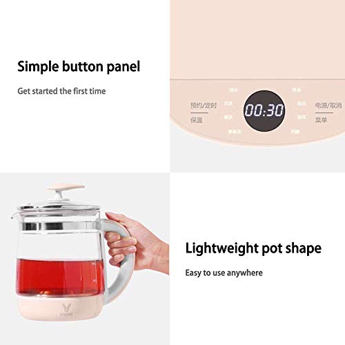 Hervidor eléctrico BSNANCA 1.5l acero y vidrio miniatura 5