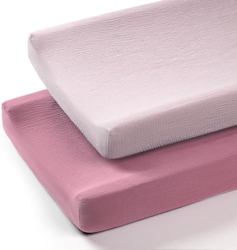 Termichy Muslin Changing Pad Covers: Baby Diaper Changing Table Covers - Changing Pad Sheets for Boys Girls
